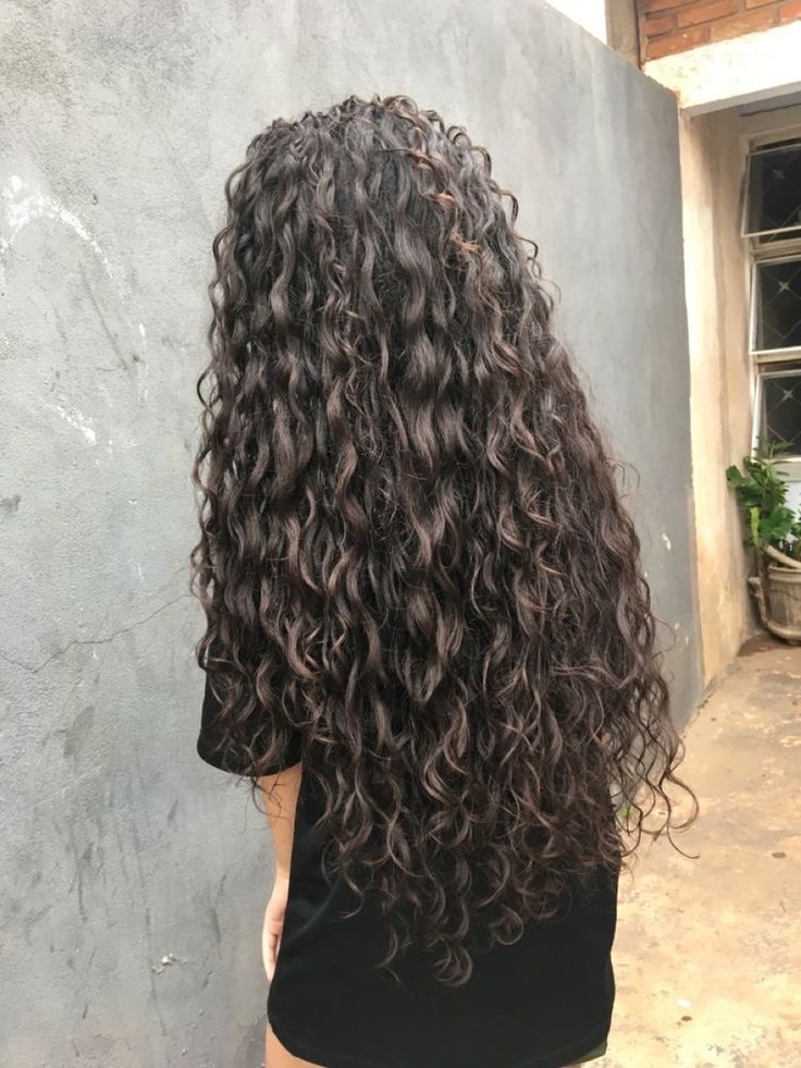 Super Long Curly Hair Natural Curls, Long Permed Hair Before And After, Long 3a Hair, Long Curly Hair Naturally, Perm On Long Hair, Long 3b Hair, Perms For Long Hair, Super Long Curly Hair, Long Naturally Curly Hair