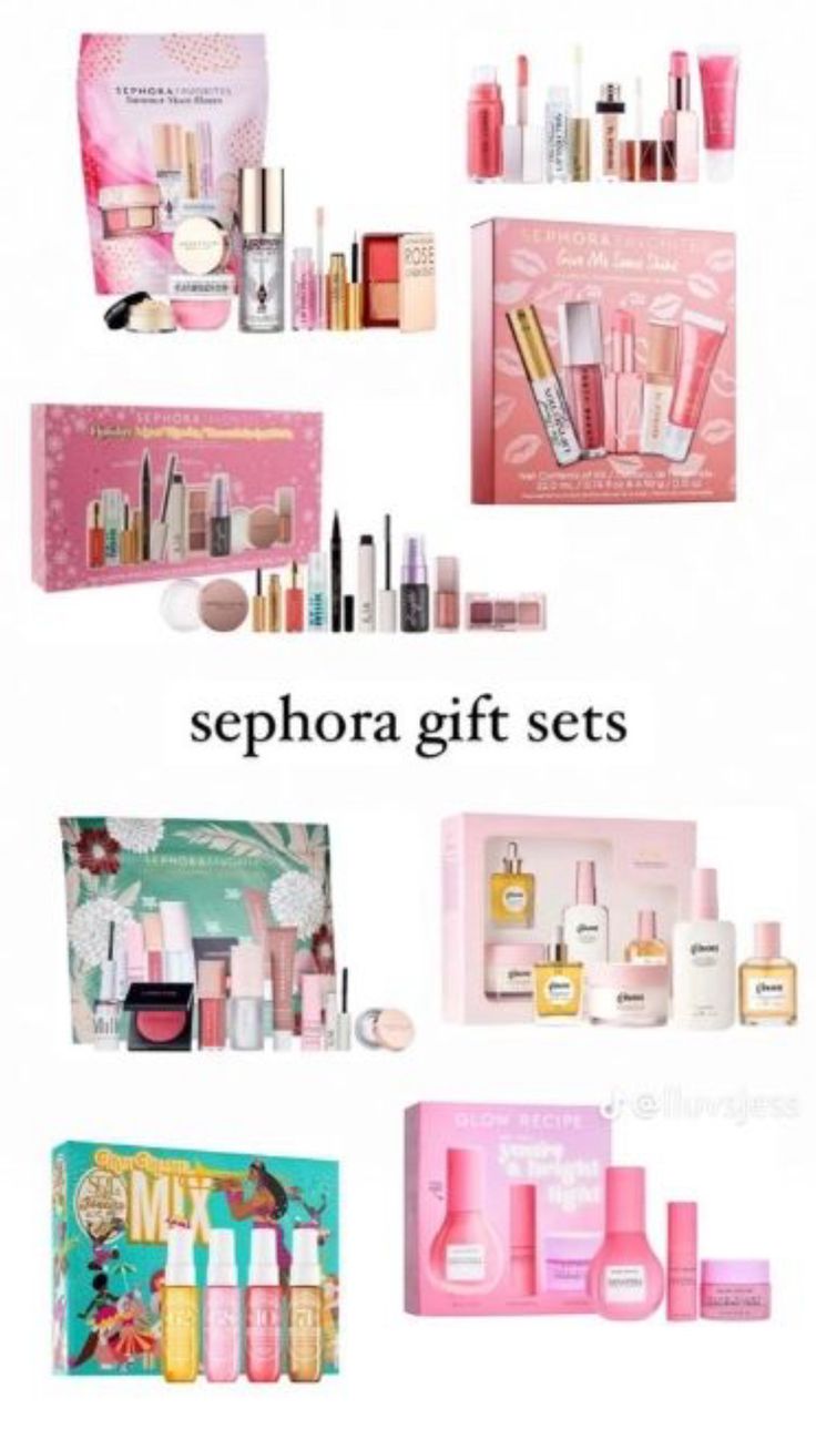 Trending Sephora Products, Things To Buy At Sephora, Sephora Sets, Cute Gift Basket Ideas, Sephora Gift Sets, Xmas List Ideas, Girly Christmas Gifts, Sephora Gift, Big Gift