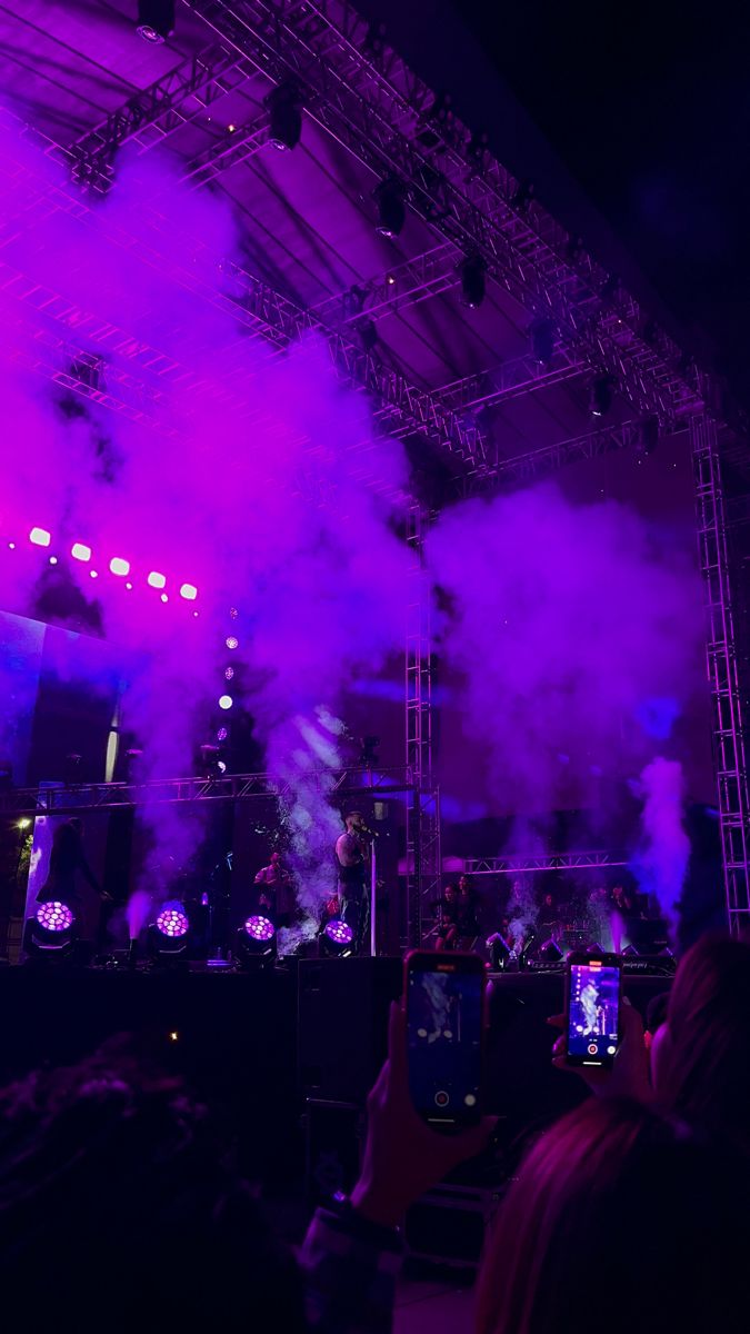 Rock Concert Aesthetic, Concert Background, Purple Concert, Future Concert, Night Club Aesthetic, Music Collage, Concert Aesthetic, Dream Concert, Rock In Rio