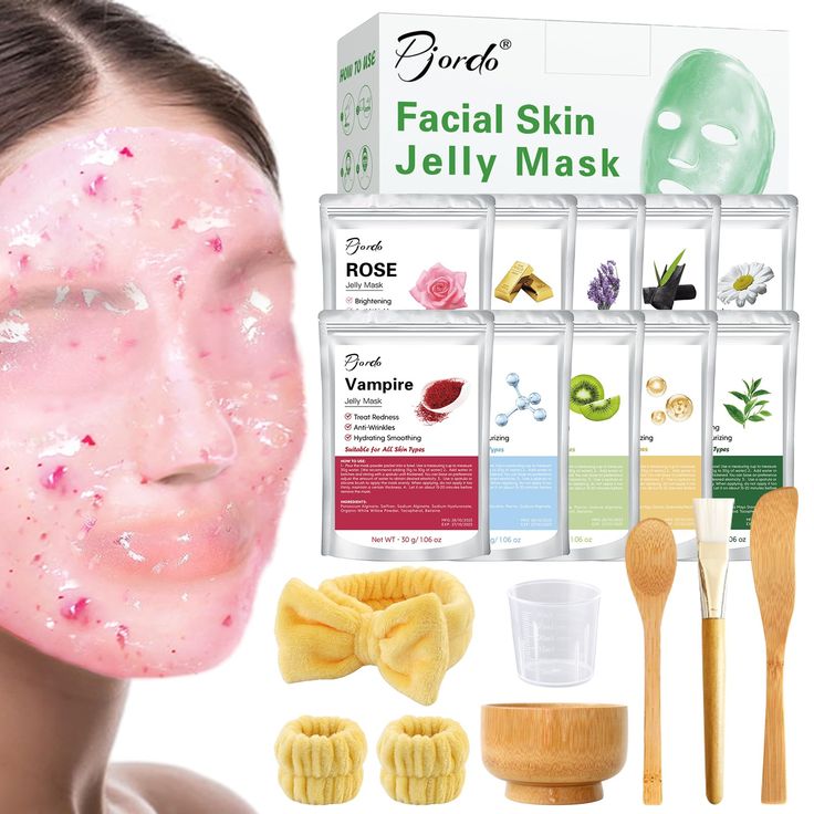 Vaseline Face Mask, Jelly Skincare, Good Face Masks, Peel Off Face Masks, Stalking Stuffers, Jelly Facial, Rose Vampire, Preppy Xmas, Hydrojelly Mask