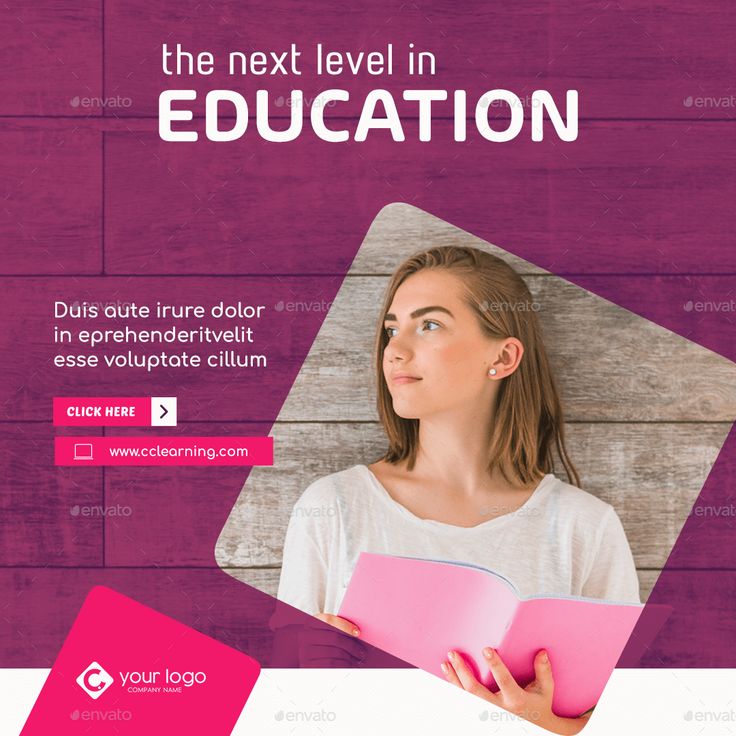 the next level in education flyer template