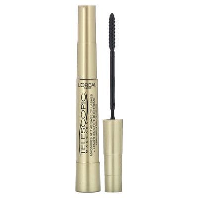 Up To 60% Longer Lashes Intense LengthPrecision Brush Removes EasilyDoes Not Clump, Flake-Free, Smudge-FreeOphthalmologist and Allergy TestedSuitable For Sensitive Eyes and Contact Lens WearersTested Under Dermatological Control for SafetyTelescopic original mascara enhances your lashes with up to 60% lengthening effect and precise lash by lash separation. The flat side of the patented flexible precision brush lengthens lashes and coats from root to tip. The comb side of the brush precisely sepa Trendy Mascara, Telespocic Mascara, Loreal Telescopic Lift Mascara, Makeup Products Mascara, Teloscophic Mascara, Mascara Telescopic Loreal, Telescope Mascara, L’oreal Mascara Telescopic, Loreal Paris Telescopic Mascara