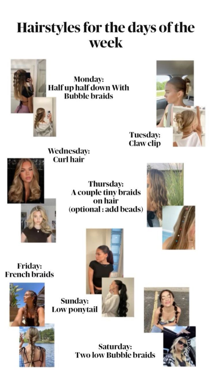 #hairstlyes Quick Hairstyles For School, Preppy Hairstyles, Hairstyle Examples, Cute Hairstyles For School, Hair Inspiration Long, Cute Simple Hairstyles, Peinados Fáciles Para Cabello Corto, Hair Stylies, Hairdo For Long Hair