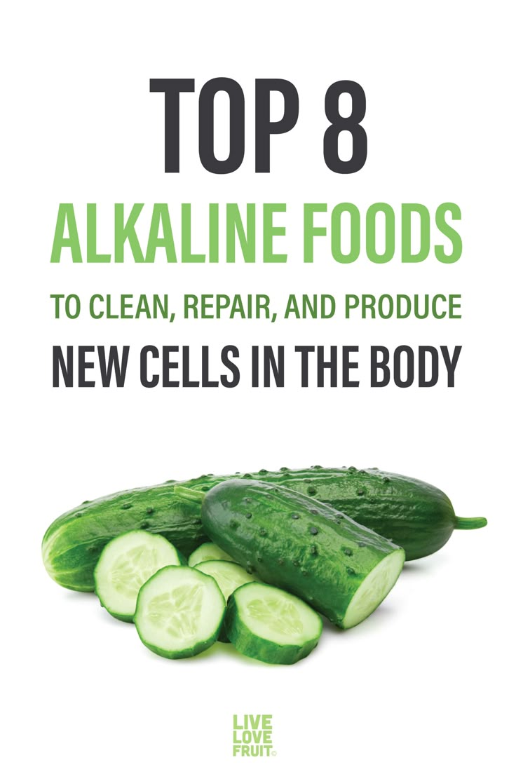 top 8 alkaline foods to clean, repair and produce new cells in the body