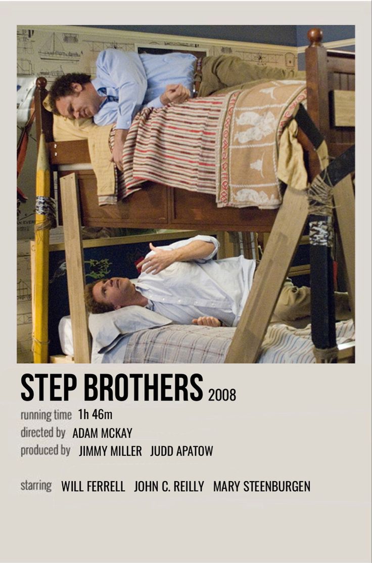 the poster shows two men sleeping on bunk beds, one in striped shirt and tie