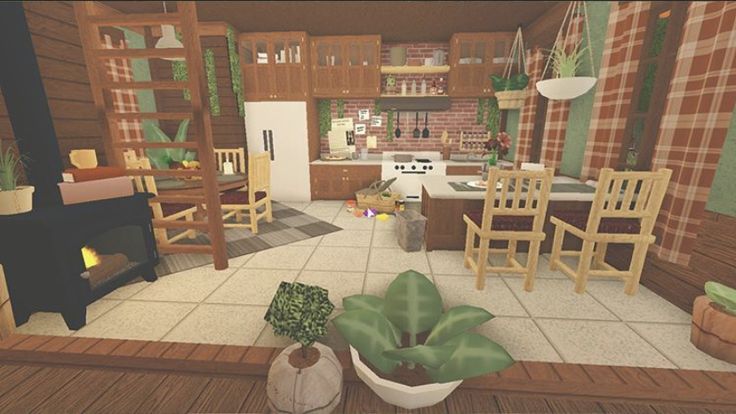 Beach House Interior Living Room, Cottagecore House Interior, Cottage Core Bloxburg House, Bloxburg Cottage, Bloxburg Beach House, Big Cottages, Cottagecore House, Simple Bedroom Design, Tiny House Layout