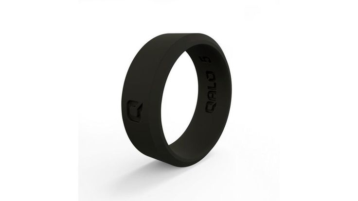 The QALO Women's Modern Silicone Ring is made from silicone and has a fashionable logo on the exterior. | QALO Women's Modern Silicone Ring Black (Size) (6) | Academy Sports & Outdoors Silicone Ring, Academy Sports, Silicone Rings, Ring Black, Black Rings, Jewelry Accessories, Size 7, Size 6, Exterior