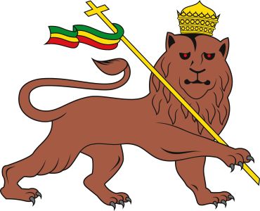 Lion of Judah emblem of the Ethiopian Empire Lion Of Judah Rastafari, Ethiopian Lion, Halloween Edits, Rastafari Art, Abyssinian, Lion Art, Lion Of Judah, Great Power, Lady Biker