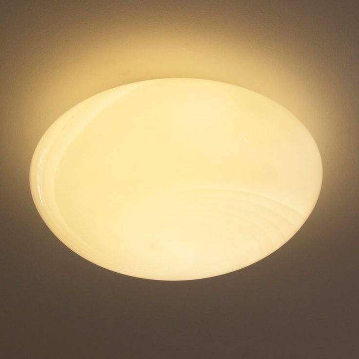 a light that is on in the ceiling