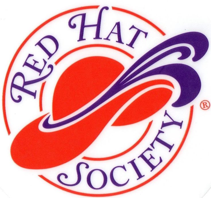 the logo for red hat society