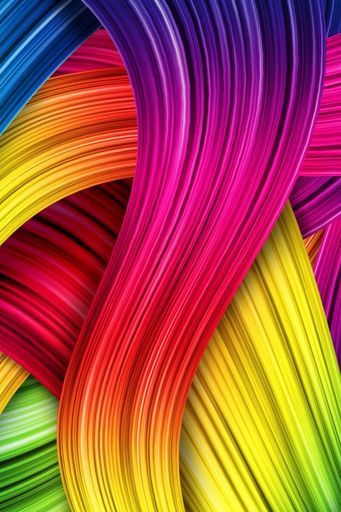 an abstract rainbow colored background with wavy lines