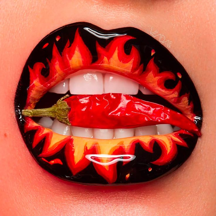 Striking Lip Artworks by Vlada Haggerty - Inspiration Grid | Design