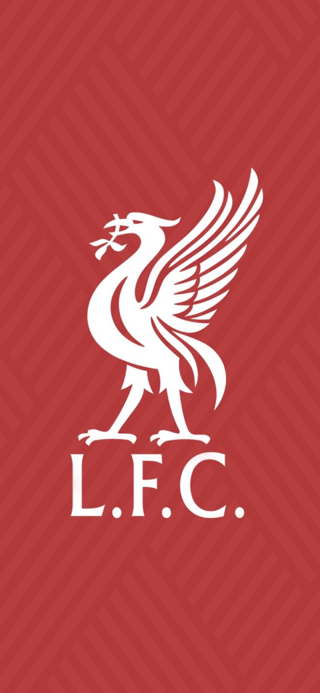 the liverpool logo on a red background