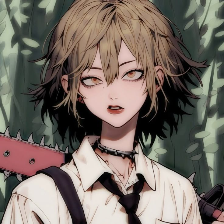 Anime girl, anime girl icon, Aesthetic icon, Aesthetic girl icon, 8k, 4k, high quality icon, gothic girl icon, 90s anime, retro anime Female Denji, Anime Face Claims Female, Tomboy Anime Female, Pfp Female, Tomboy Art, Really Cool Drawings, Pretty Drawings, Digital Art Anime, Art Style Inspiration