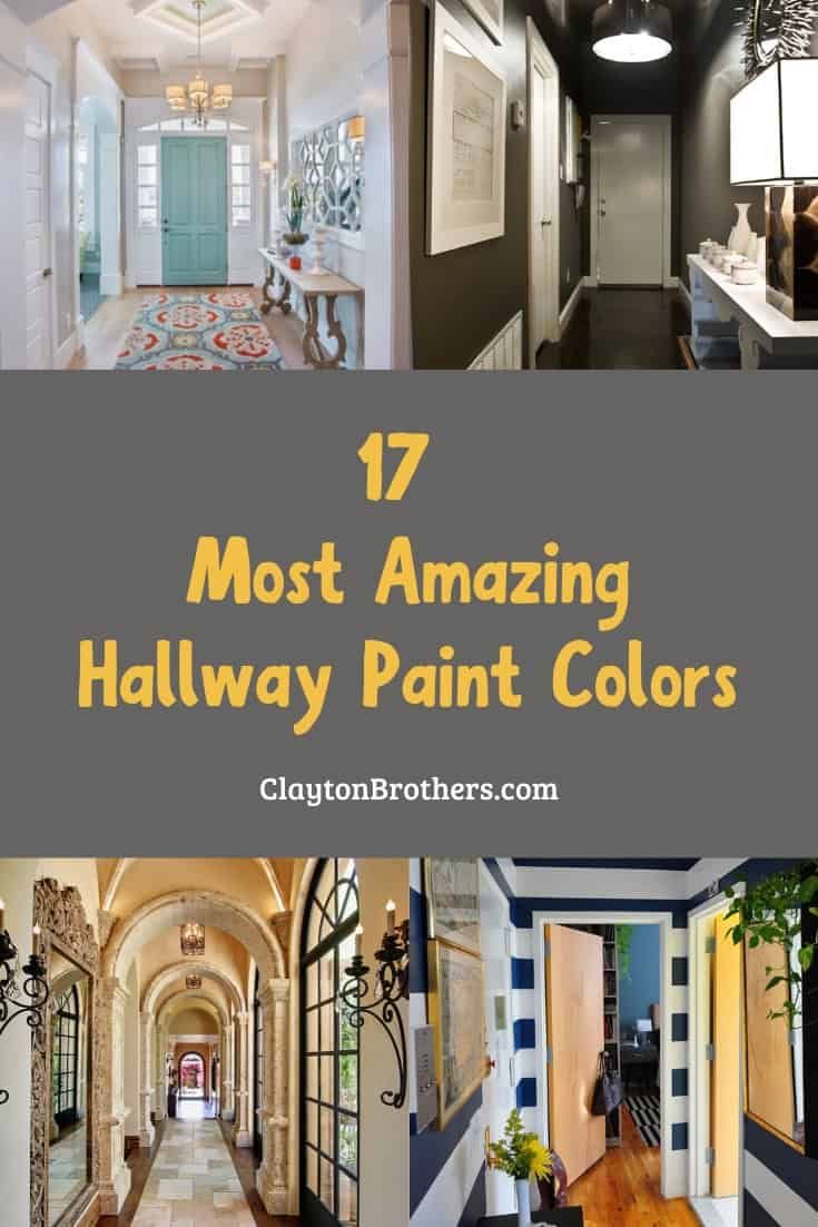 17 Most Amazing Hallway Paint Colors for Your Home Improvement – JimenezPhoto Entry Wall Paint Ideas, Wall Color For Hallway, Paint Color Hallway, Good Hallway Paint Colors, Small Hallways Paint Colors, Stair Painting Ideas Wall Colors, Colors For Hallways Paint, Hallway Ideas Bright, Painting A Hallway Ideas