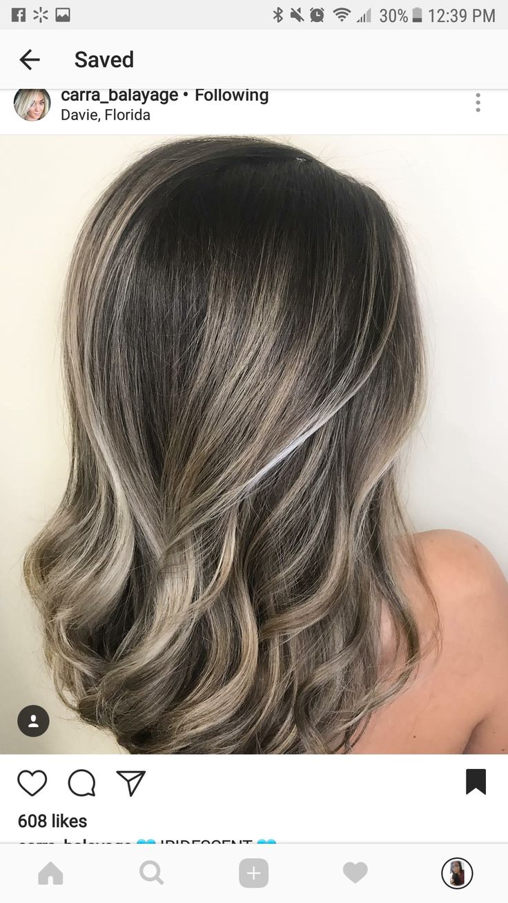 Dark Brown Hair Balayage Short Straight, Blonde Balayage For Greying Hair, Brown Hair Balayage, Haircut And Color, Brown Blonde Hair, Ombre Hair Color, Hair Color And Cut, Hair Color Balayage, Hair Inspiration Color