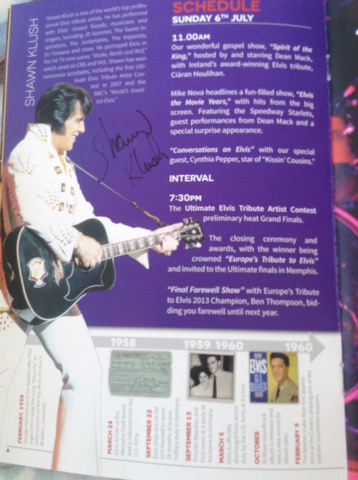 elvis presley autographed on the back cover of his dvd