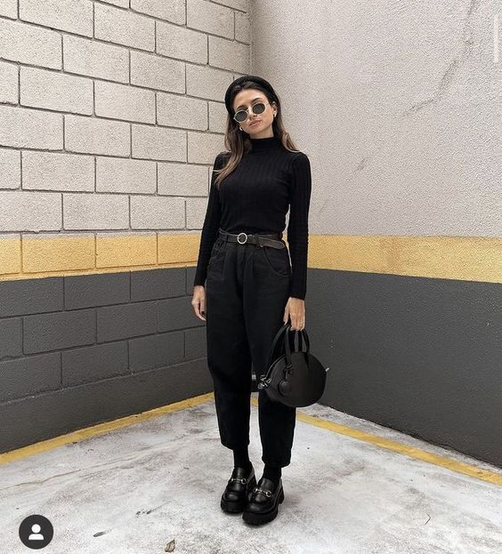 Black Loafers Outfit, Loafers For Women Outfit, Edgy Work Outfits, Loafer Outfits, Loafers Outfit, Work Outfits Women, Winter Fashion Outfits, Outfits Casuales, Black Outfit