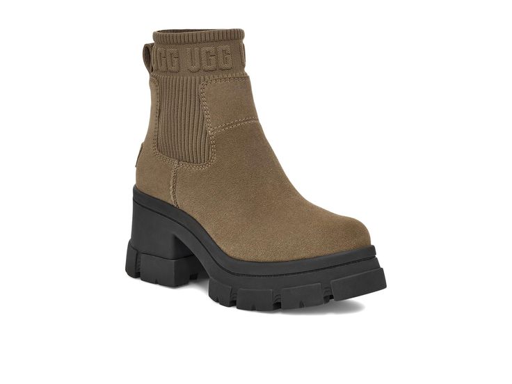 PRICES MAY VARY. Waterproof leather or suede upper with gore Lightweight rubber outsole with EVA fill Textile and microfiber lining Synthetic sockliner & Foam footbed 5.5” shaft height / 2” platform height / 3” heel height Chelsea Outfit, Cute Winter Boots, Chelsea Brown, Fluffy Sweater, Walk In My Shoes, Cute Fit, Never Underestimate, Chelsea Boot, Rubber Heels