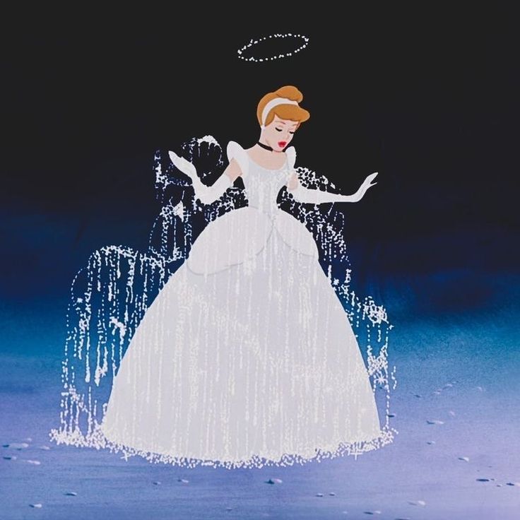 an animated image of a woman in a white dress with water sprinkles around her