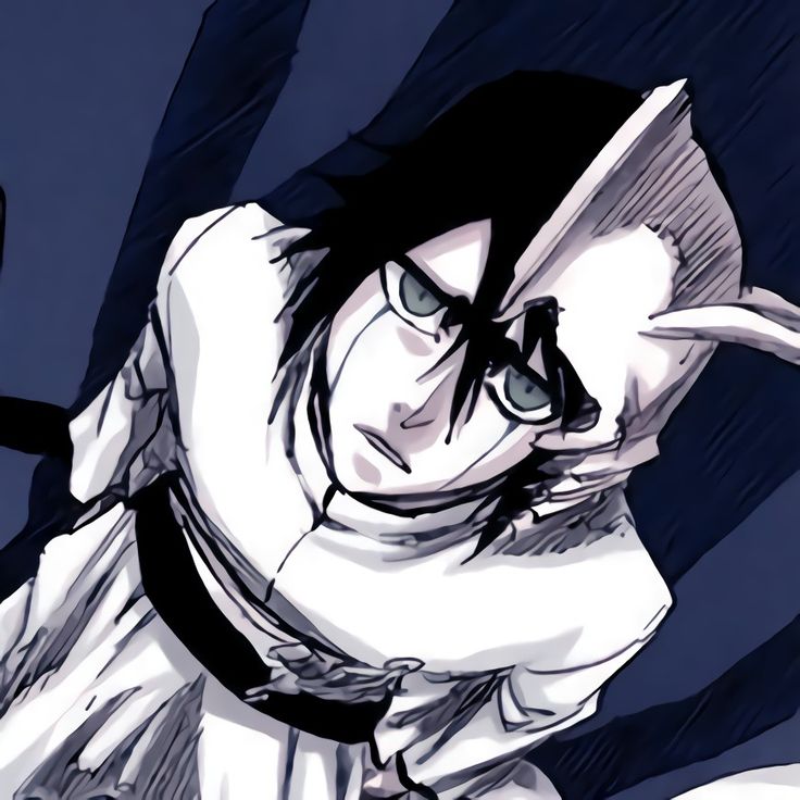 an anime character with black hair and glasses