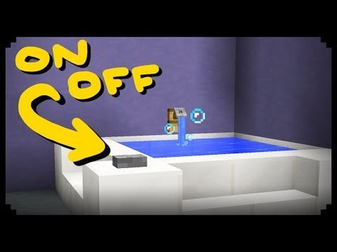 an image of a room with a pool in it and the words on off above it