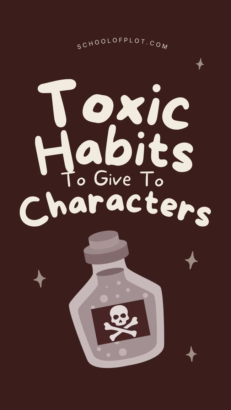 a bottle with a skull on it and the words,'toxic habitats to give