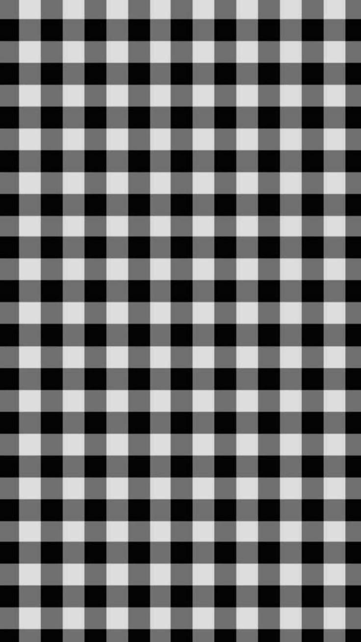 a black and white checkered background