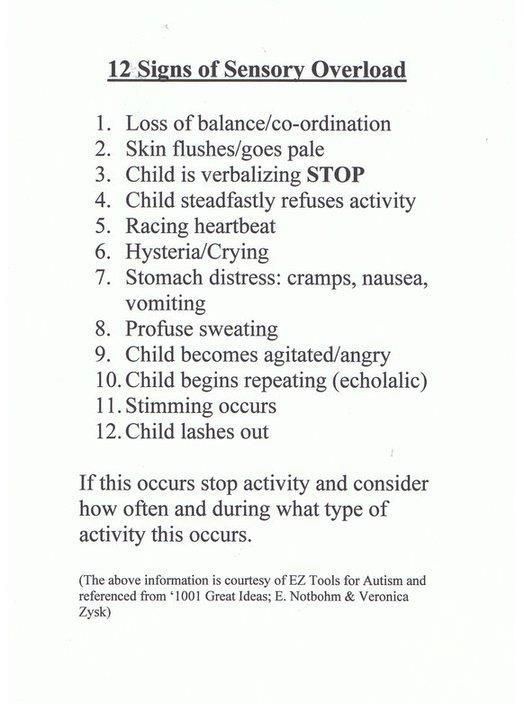 Sensory Disorder, Sensory Therapy, Sensory Diet, Sensory Overload, Processing Disorder, Sensory Integration, Sensory Processing Disorder, 12 Signs, Sensory Processing