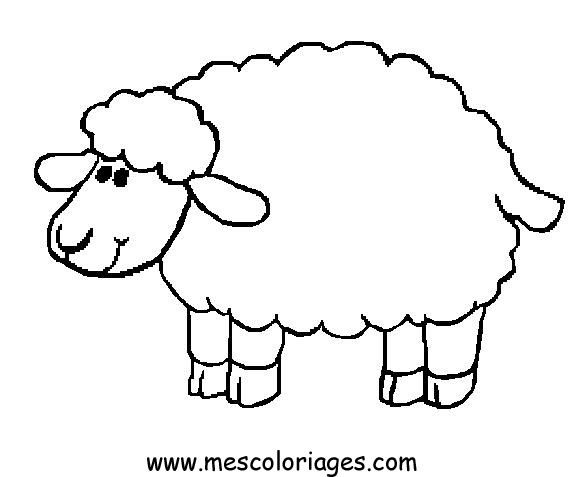 Sheep Coloring Page Sheep Template Sheep Drawing Sheep Crafts