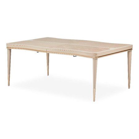 the table is made out of wood and has a square shaped top with an intricate pattern on