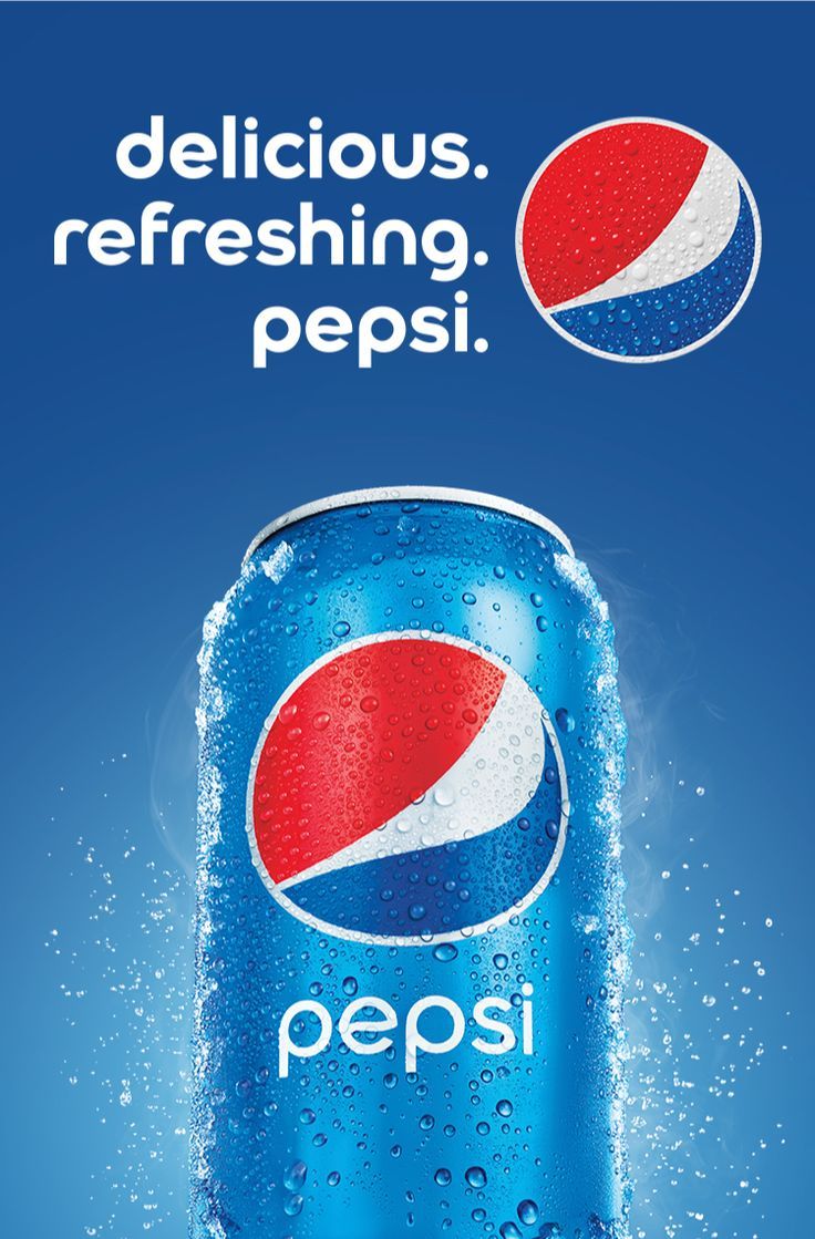 an advertisement for pepsi is shown in this image