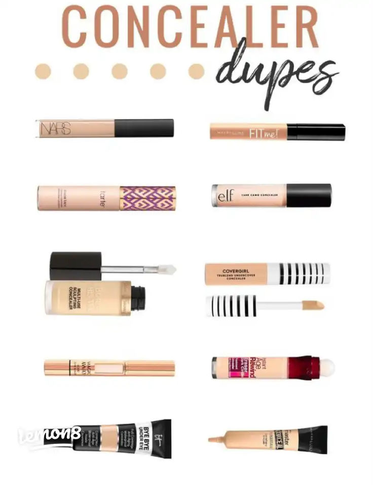 Concealer Dupes for make up Make Up Recommendations, Makeup Order, Simple Makeup Tips, Makeup Accesories, Barbie Makeup, Makeup Help, Makeup Looks Tutorial, Makeup Items, Travel Beauty