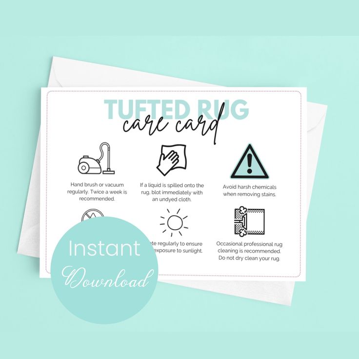 a card with instructions on how to use the tuffed pig care card printable