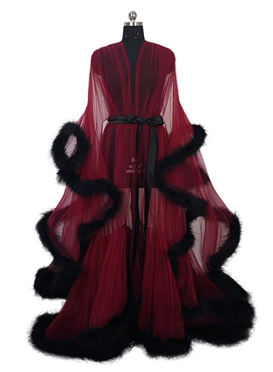 Edgy Outfits, Feather Bridal Robe, Fancy Robes, Wedding Scarf, Bridal Robe, Dark Feminine, Lingerie Outfits, Bridal Robes, Fancy Outfits