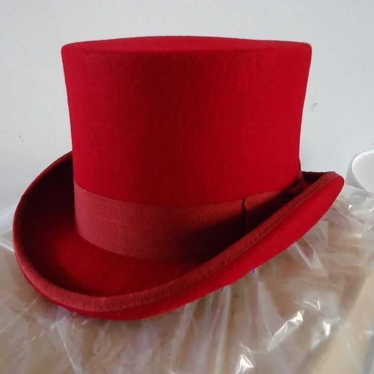 Product information: Color: red, black, gray, brown, dark blue Crown style: Flat Top Main fabric composition: Wool Size: S(55cm),M(57cm),L(59cm),XL(61cm) Function: breathable and warm Packing list: Top hat * 1 Product Image: Felt Hats, Blue Crown, Hat Stands, Vintage Victorian, Felt Hat, Hat Band, Mad Hatter, Top Hat, Sophisticated Style