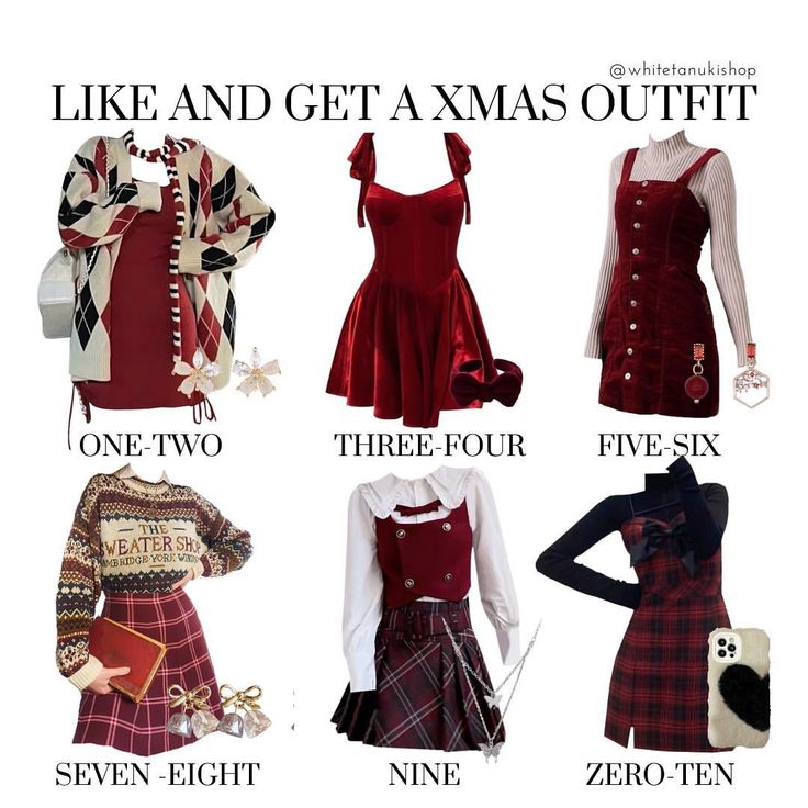 Light Academia Red Outfit, Christmas Outfit Moodboard, Cottagecore Christmas Outfit, Christmas Coquette Outfit, Pink And Red Outfit Aesthetic, Red Academia Outfit, Coquette Christmas Outfit, Fall Outfits Shein, Romantic Academia Outfits