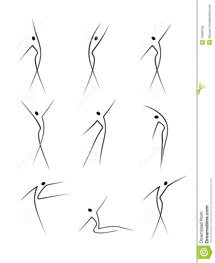 an image of different lines in the shape of a person's body stock photo