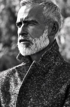 60 Grey Beard Styles For Men - Distinguished Facial Hair Ideas Men With Grey Hair, Grey Beards, Silver Foxes, Older Man, Great Beards, Beard Styles For Men, White Beard, Moustaches, Beard No Mustache