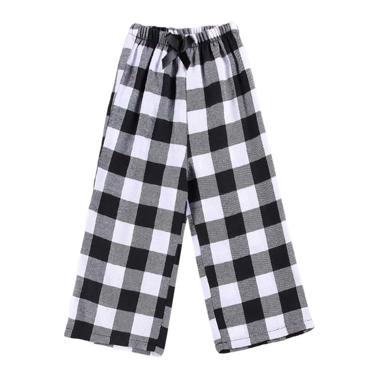 PRICES MAY VARY. Plaid Pants for Girls: Our warm and snugly little girls pants are a perfect pants during the fall and winter, and are breathable and soft for keeping her comfortable. Cozy and Colorful: Soft material with added spandex and an elasticized waistband make these easy to slip on & off, classic buffalo plaid prints make daily life so much more fun. Kids Christmas Pants: Make this holiday special with a pair of soft pants for your growing girl - choose a classic red or white black buff Christmas Pants, Xmas Pjs, Kids Plaid, Black And White Flannel, Flannel Pants, Casual Bottoms, Cute Pants, Perfect Pant, Soft Pants