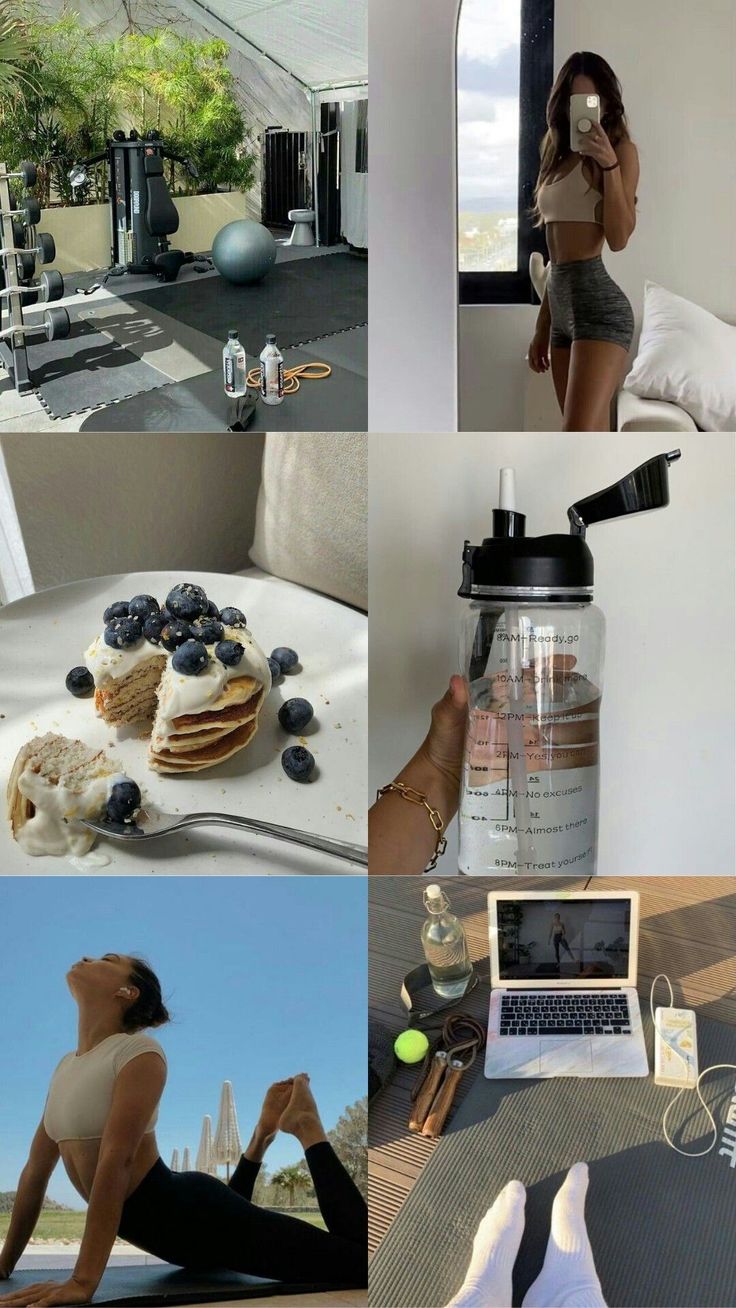 Fit Lifestyle Aesthetic Wallpaper, Healthy Lifestyle Moodboard Wallpaper, Gym Girl Food Ideas, Food Gym Fitness, Fitness Lifestyle Aesthetic Girl, Fitness Dream Board, Healthy Girl Lifestyle Aesthetic Wallpaper, Fit And Healthy Aesthetic, Fitness Aesthetic Gym Girl