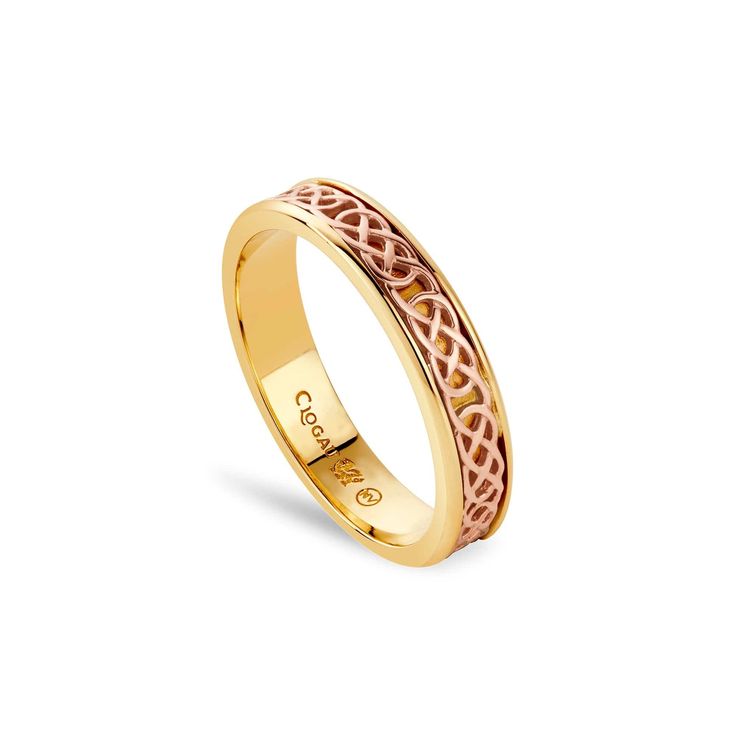 The Welsh word “Annwyl”, meaning “dear”, has deep roots in the Welsh cultural heritage. This timeless Annwyl Gold Ring in 9ct yellow gold embellished with 9ct rose gold is influenced by the loving sentiments behind Welsh national pride, beautifully combined with the Celtic tradition for endlessly flowing weave patterns without beginning or end. Engrave with a name or date for a truly personal touch Available in sizes J-Z Lovingly presented in a complimentary gift box Every piece of Clogau jewellery contains rare Welsh gold Welsh Words, Welsh Gold, Jeans Jumper, Celtic Weave, Celtic Traditions, Gift Makeup, Deep Roots, Tarnished Jewelry, Loungewear Jumpsuit