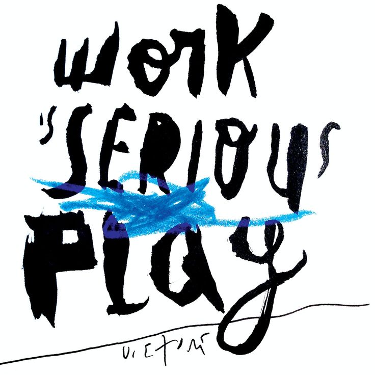 the words work leroy's fly are painted in black and blue on a white background