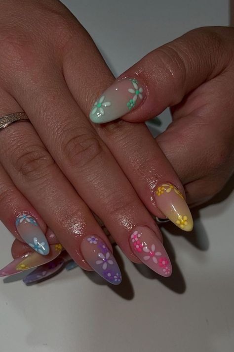 Witch Nails, Colorful Nail, Colorful Nails, Summery Nails, Colorful Nail Designs, Short Acrylic Nails Designs, Trendy Nail Design, Nail Designs Spring, Pretty Acrylic Nails