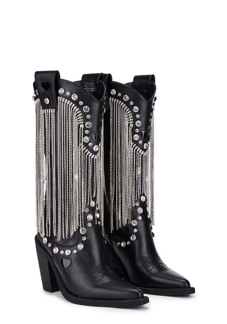 Black Sparkle Cowboy Boots, Bedazzled Cowboy Boots, Rhinestone Boots Outfit, Fancy Cowboy Boots, Rhinestone Cowboy Boots, Fringe Cowboy Boots, Cowboy Boots Black, Custom Cowboy Boots, Bless Your Heart