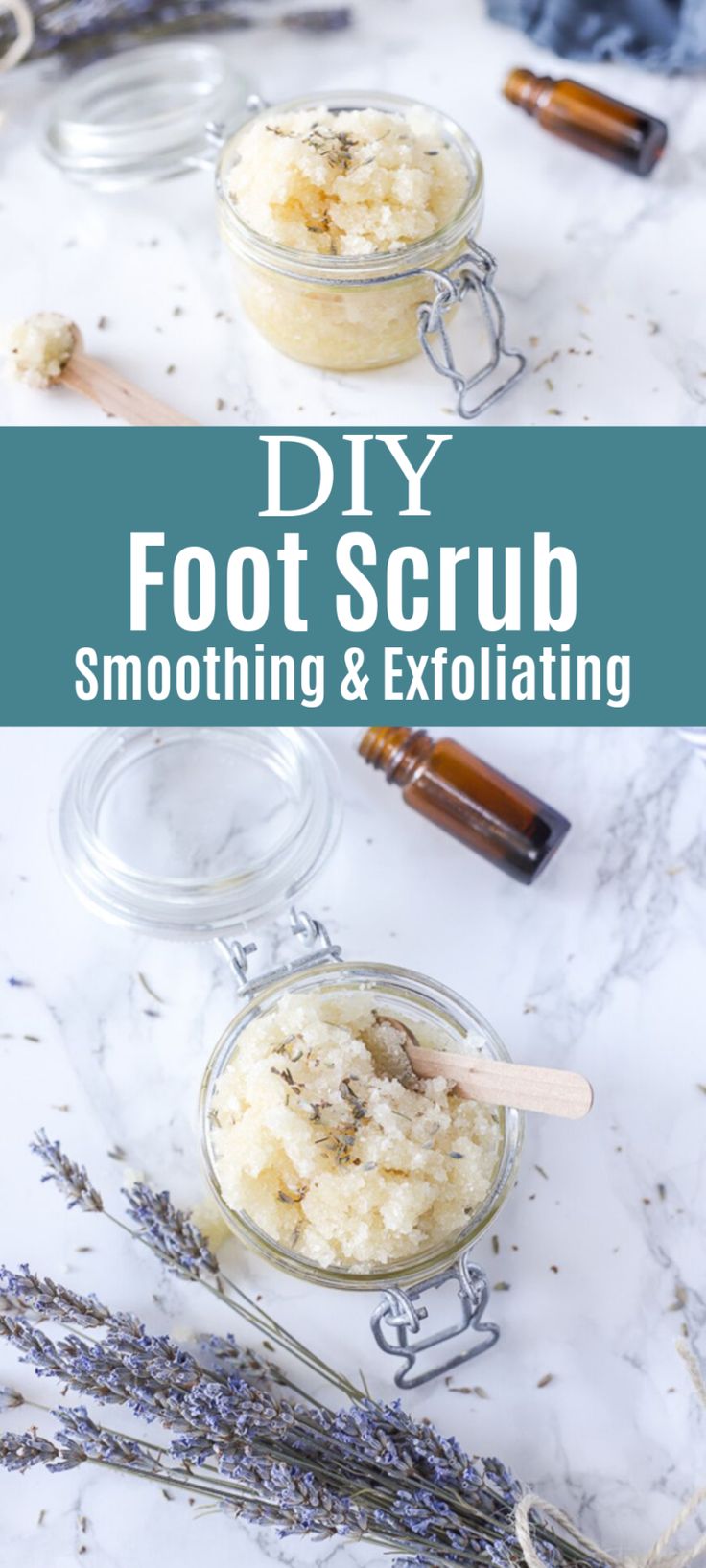 This simple, DIY foot scrub will exfoliate away dead, dry skin revealing feet that are smooth and moisturized. Pamper yourself with this homemade foot scrub and enjoy pretty feet all year long. #ablossominglife #footscrub #naturalproducts Diy Foot Scrub Recipes, Foot Scrub Recipe, Homemade Foot Scrub, Homemade Foot Soaks, Coffee Scrub Diy, Foot Scrub, Foot Soak, Diy Scrub, Avon Products