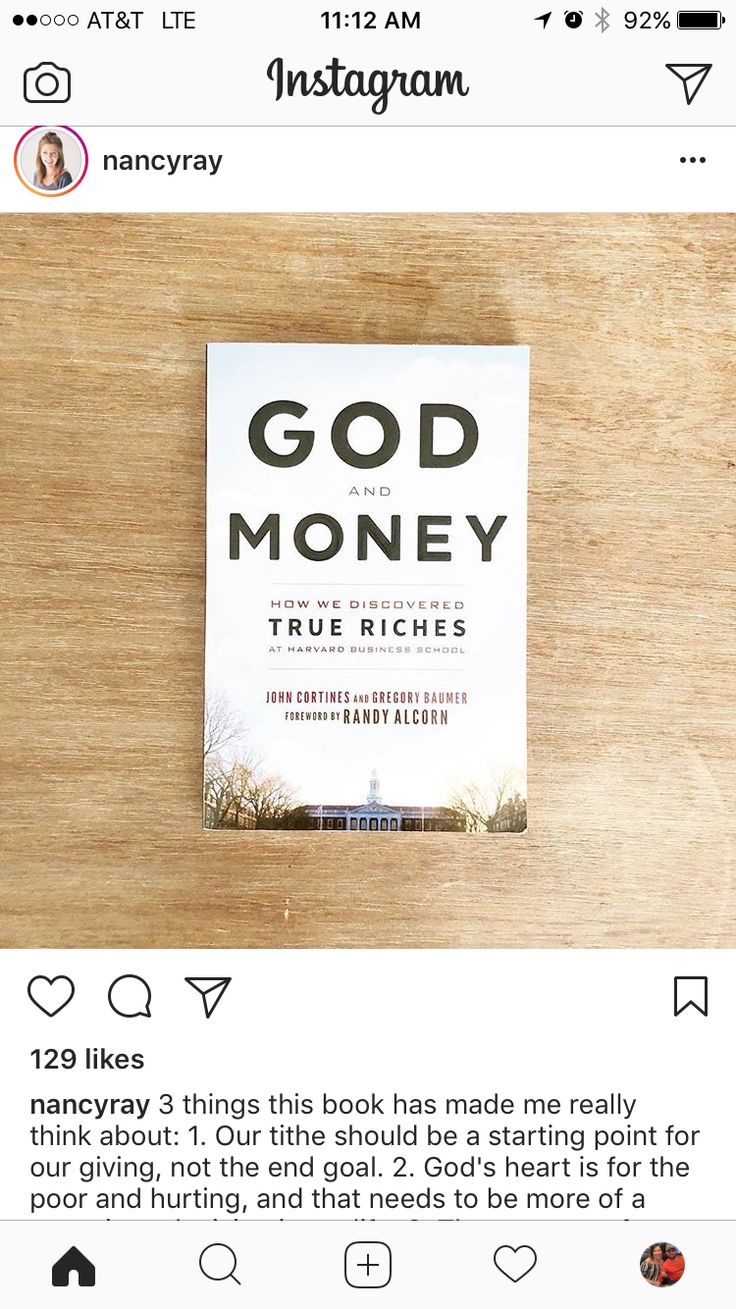 an instagram page with the text god money true richs written in black on it