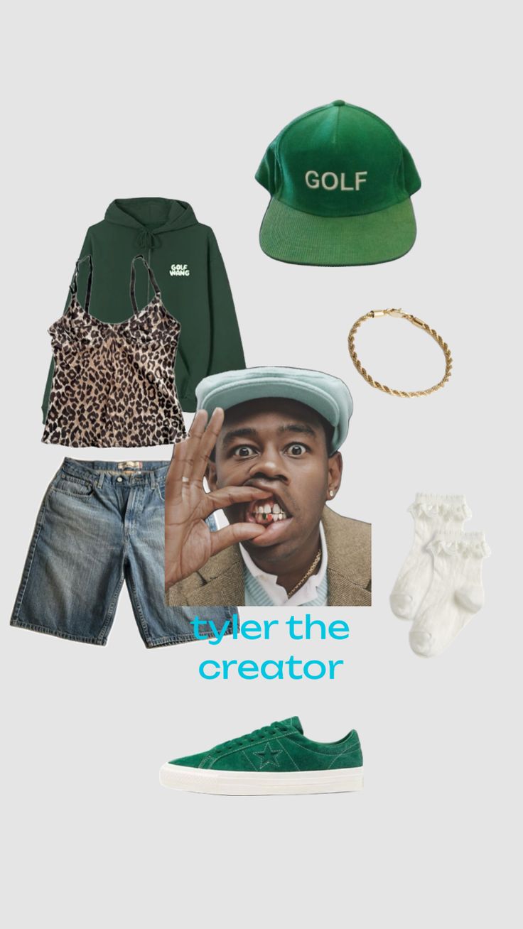 🪐 #ootd #outfitideas #fyp #cute #outfitinspo #tylerthecreator Outfit Ideas Tyler The Creator, Tyler The Creator Outfits Cmiygl, Chromakopia Concert Outfit, Tyler Concert Outfit Ideas, Tyler The Creator Inspo Outfits, Chromokopiatyler The Creator Outfit, Concert Outfit Tyler The Creator, Tyler The Creator Outfits Concert Chromakopia, Tyler The Creator Concert Outfit Ideas Women