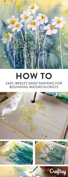 how to paint flowers with watercolors on paper