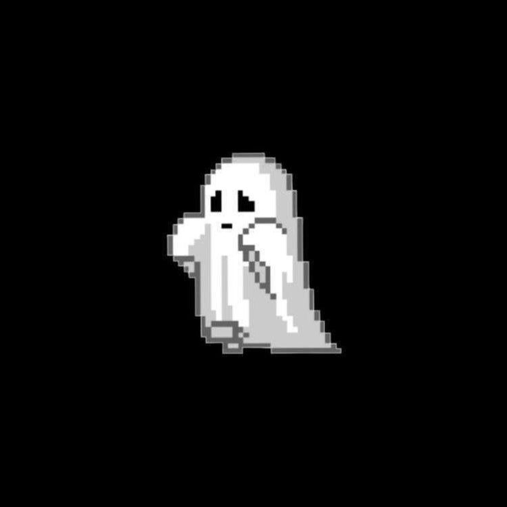 the ghost is holding a knife in his hand